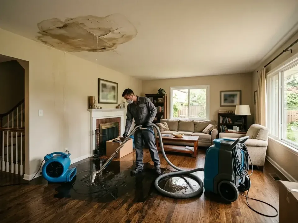 attic-pipe-burst-ceiling-drip-008 — frequently asked questions, Water Damage Restoration & Carpet Care in Severn, MD